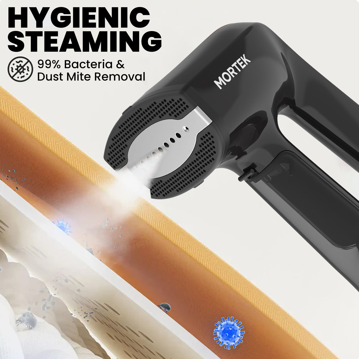 MORTEK Smart Iron SteamVAC - Handheld Vacuum Steamer