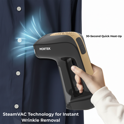 MORTEK Smart Iron SteamVAC - Handheld Vacuum Steamer